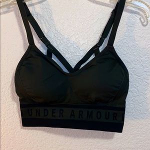Under armor Forrest green padded sports bra